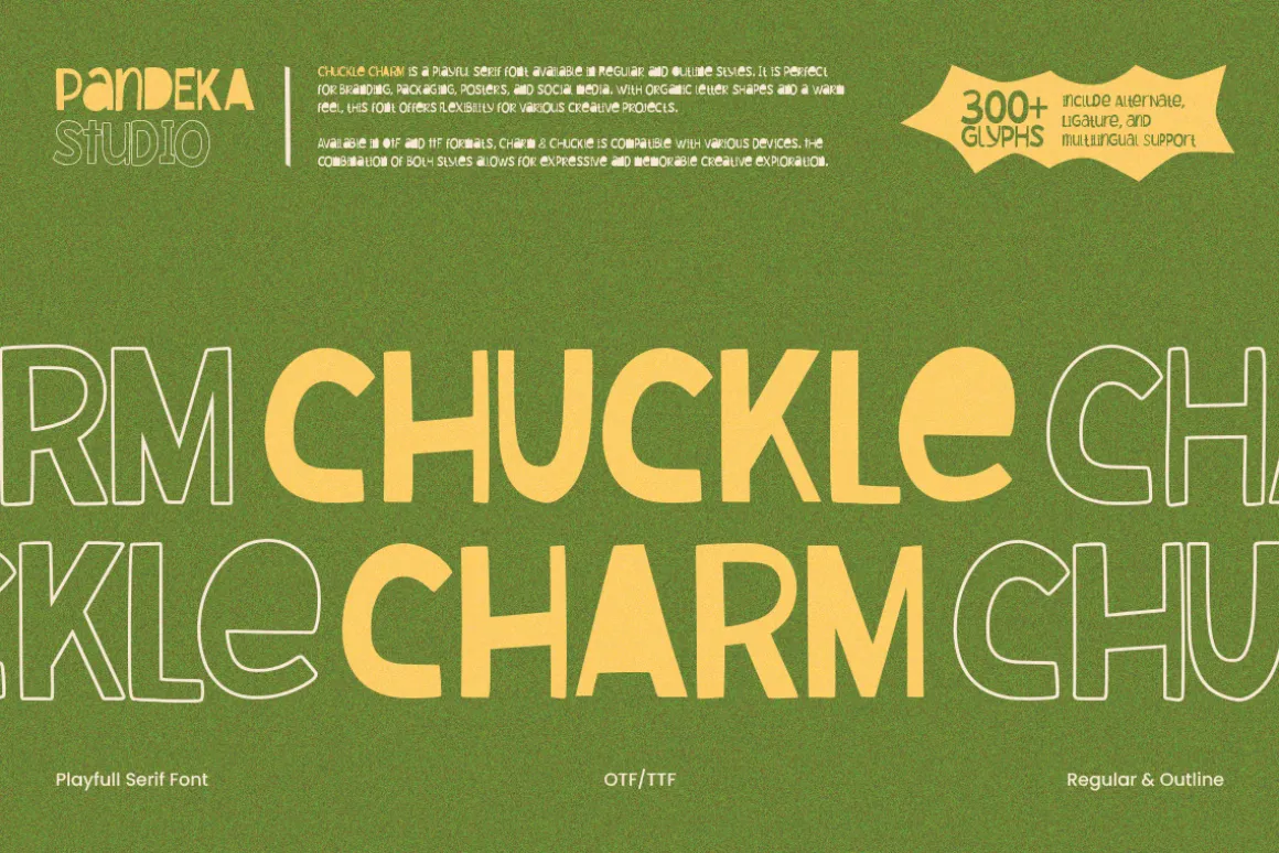 Chuckle Charm - Quirky Serif Duo