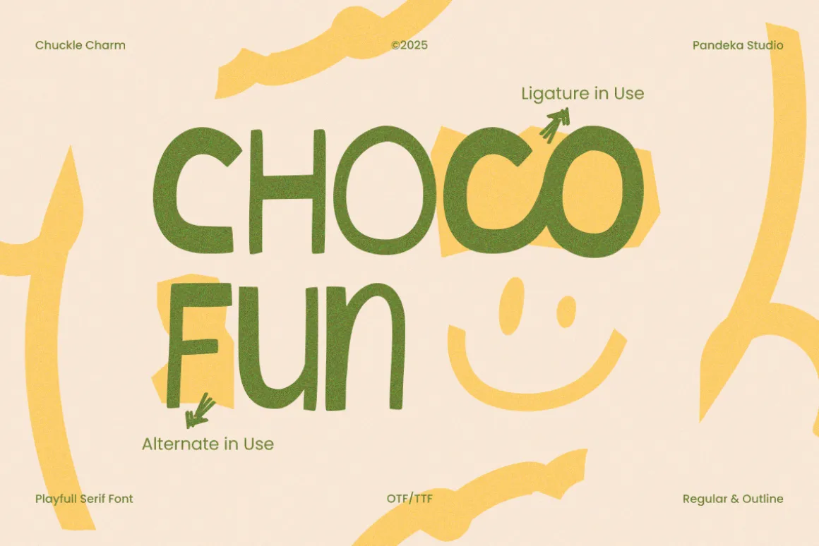 Chuckle Charm - Quirky Serif Duo