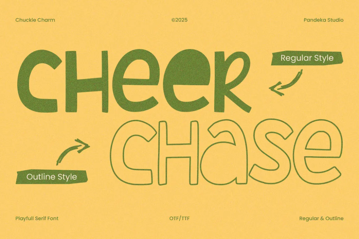 Chuckle Charm - Quirky Serif Duo