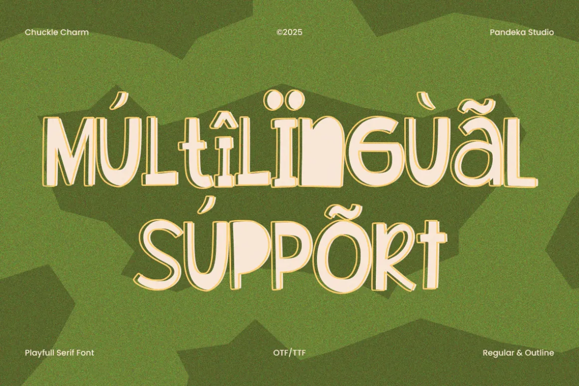 Chuckle Charm - Quirky Serif Duo