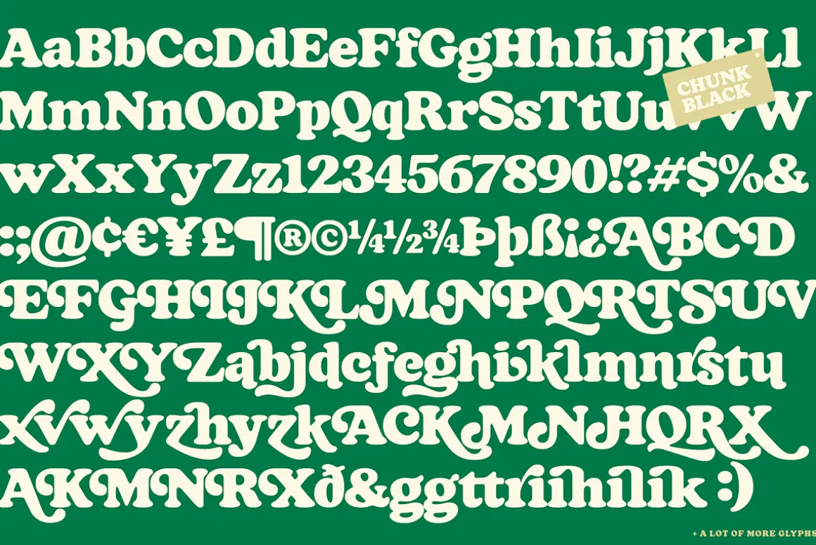 Chunk Black Retro Serif