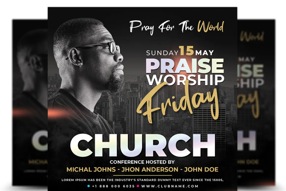 20-Church Flyer Bundle