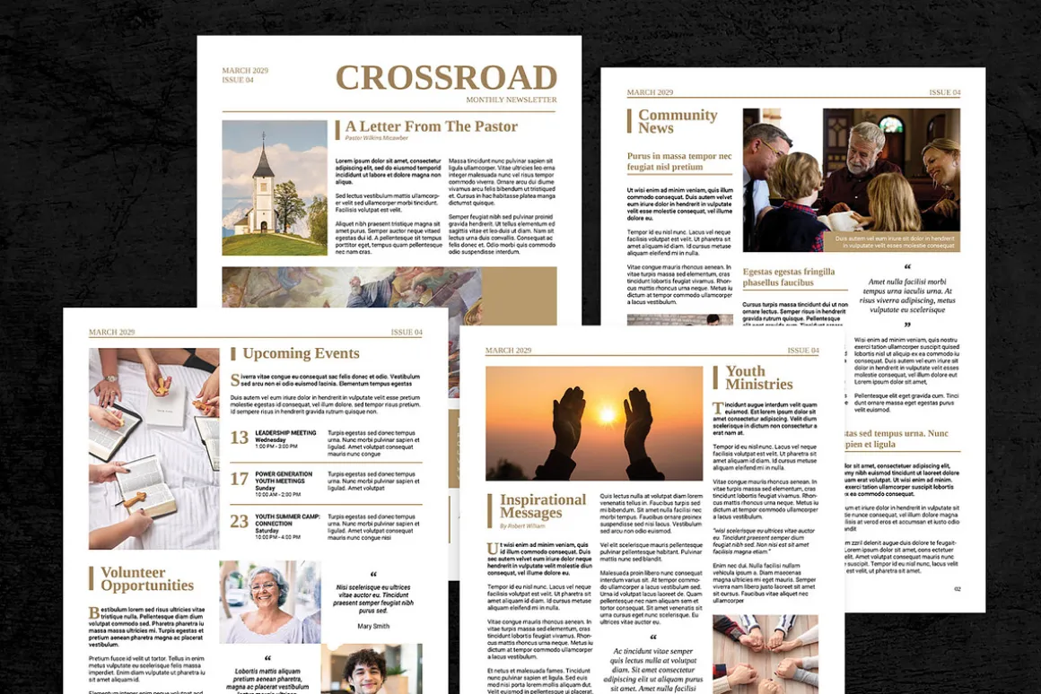 Church Newsletter Template