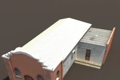 Church Old Building Low Poly