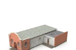 Church Old Building Low Poly