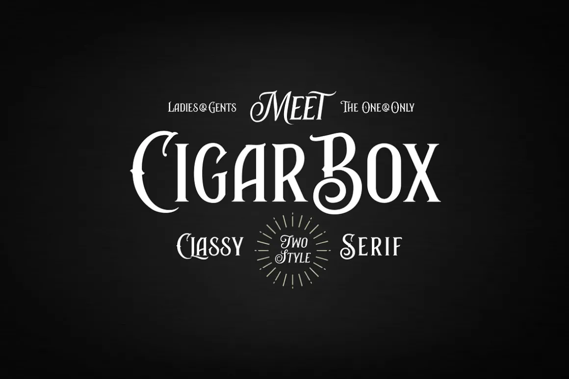 CigarBox Lettering Font Duo