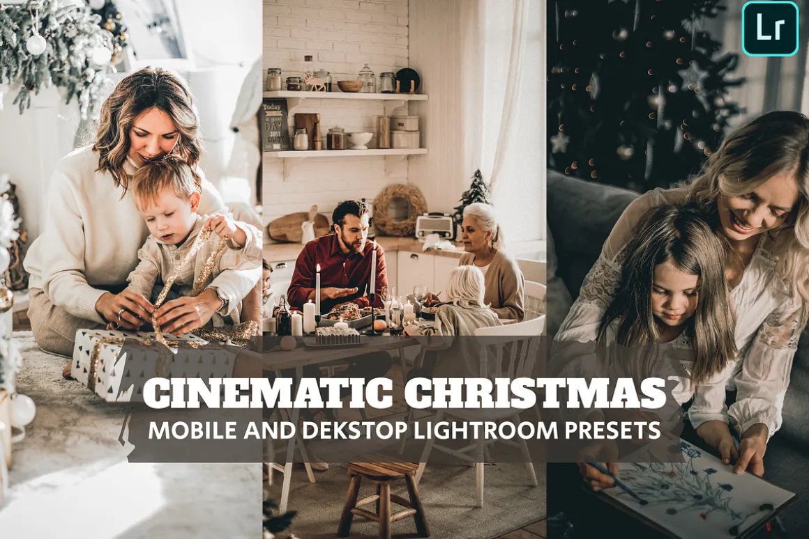 Cinematic Christmas Lightroom Preset