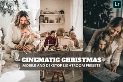 Cinematic Christmas Lightroom Preset
