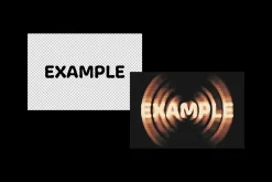 Circling Motion Blur Text Effect