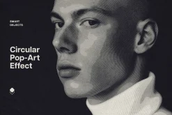 Circular Pop Art Photo Effect