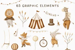 Circus - kids graphic collection