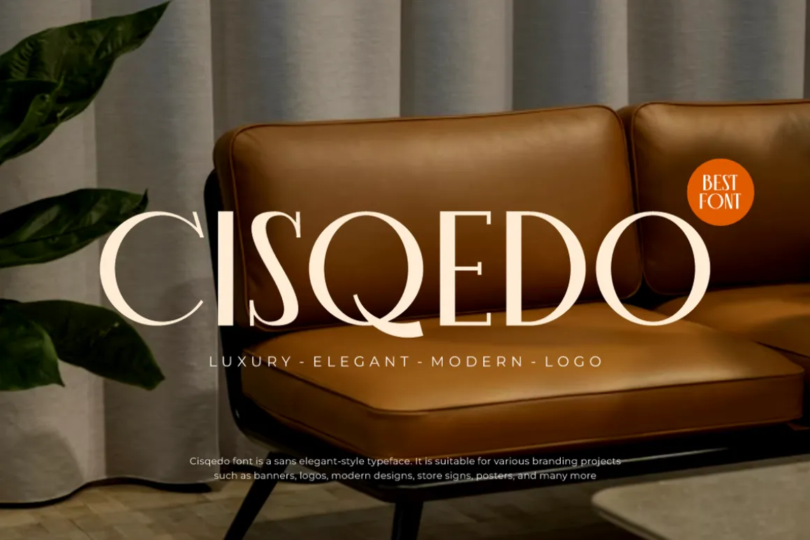 Cisqedo - Modern Luxury Font