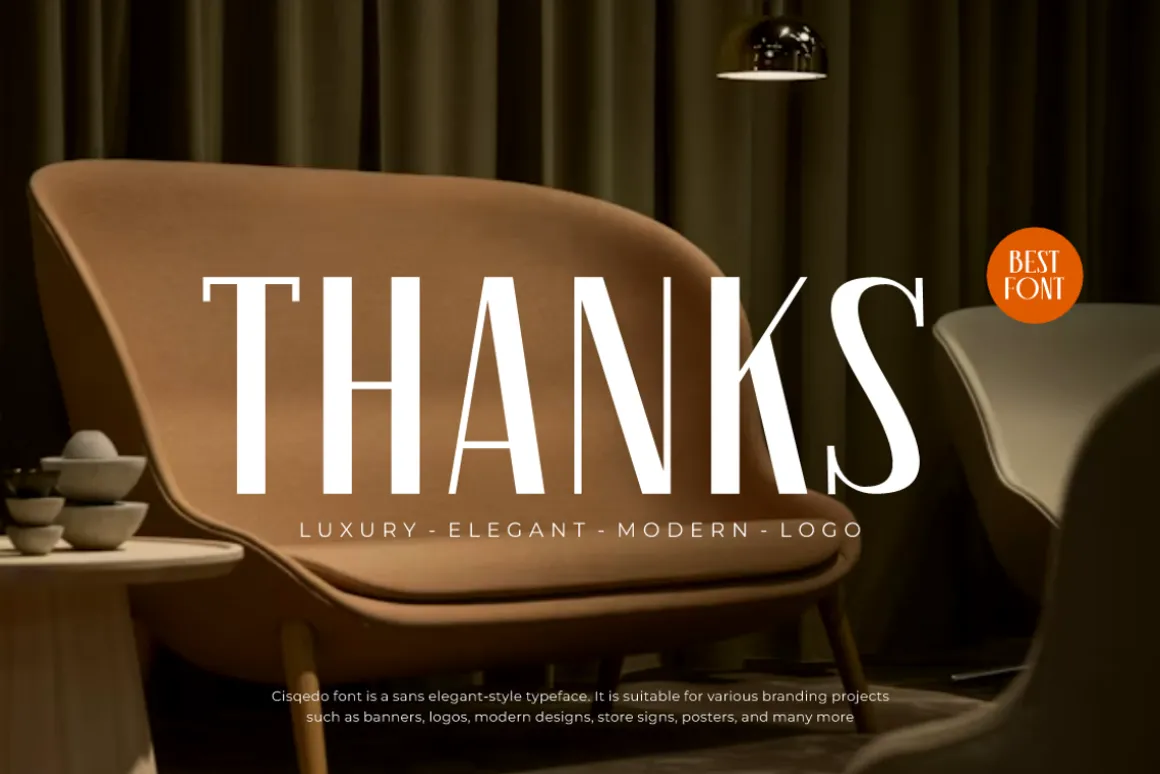 Cisqedo - Modern Luxury Font