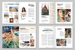 City Travel Tourism Magazine Templat