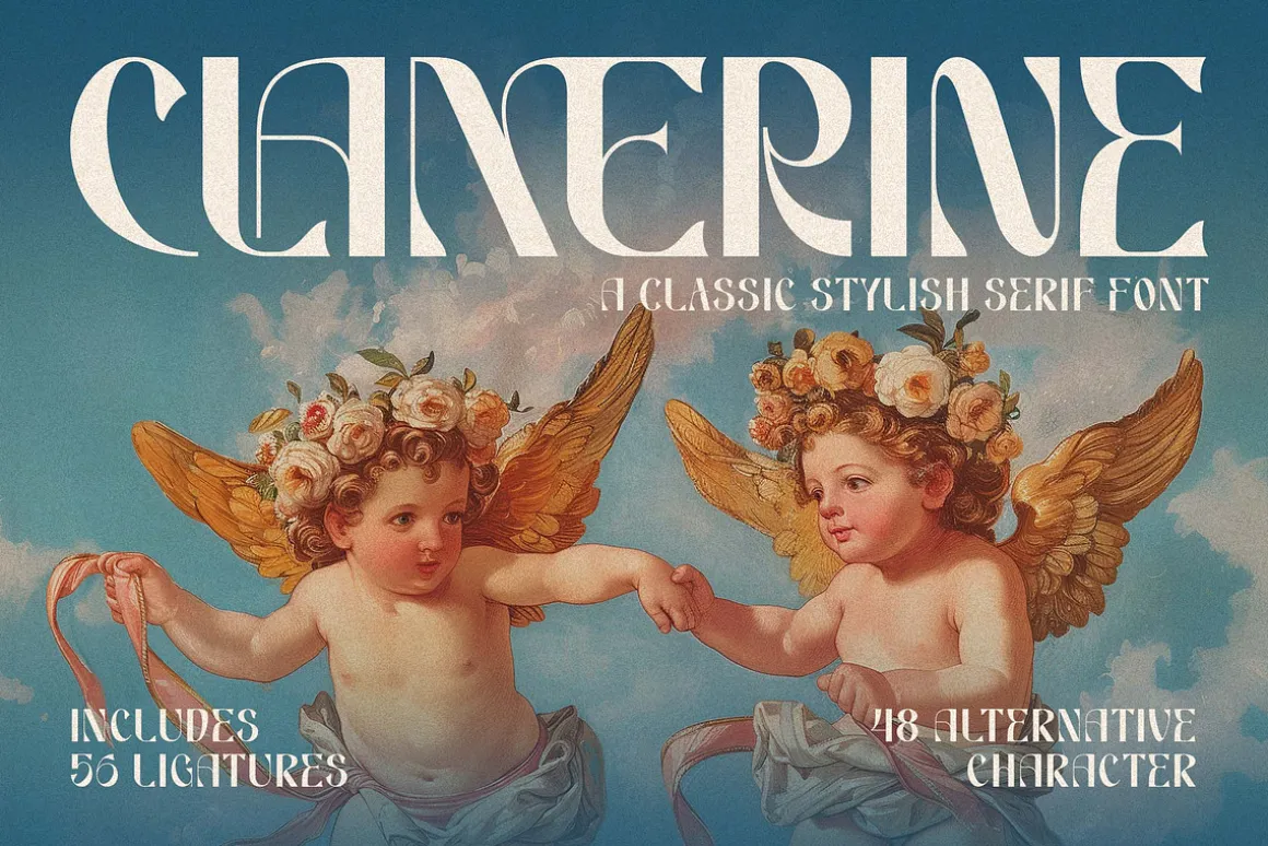 Clamerine a Classic Stylish Font