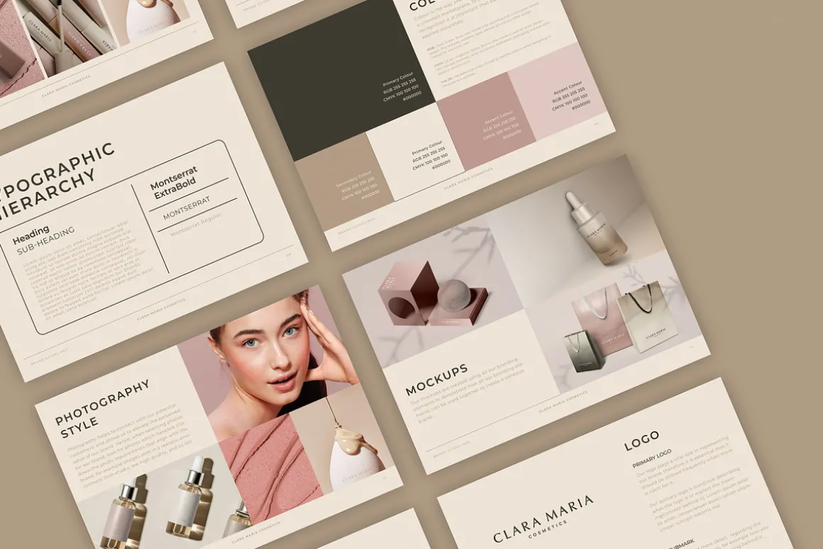 Clara | Brand Guidelines Template