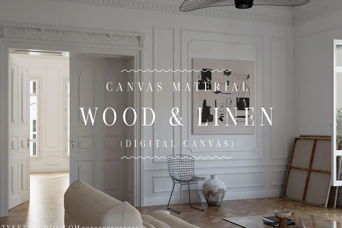 CLARAS ROOM Canvas & Frame Mockup