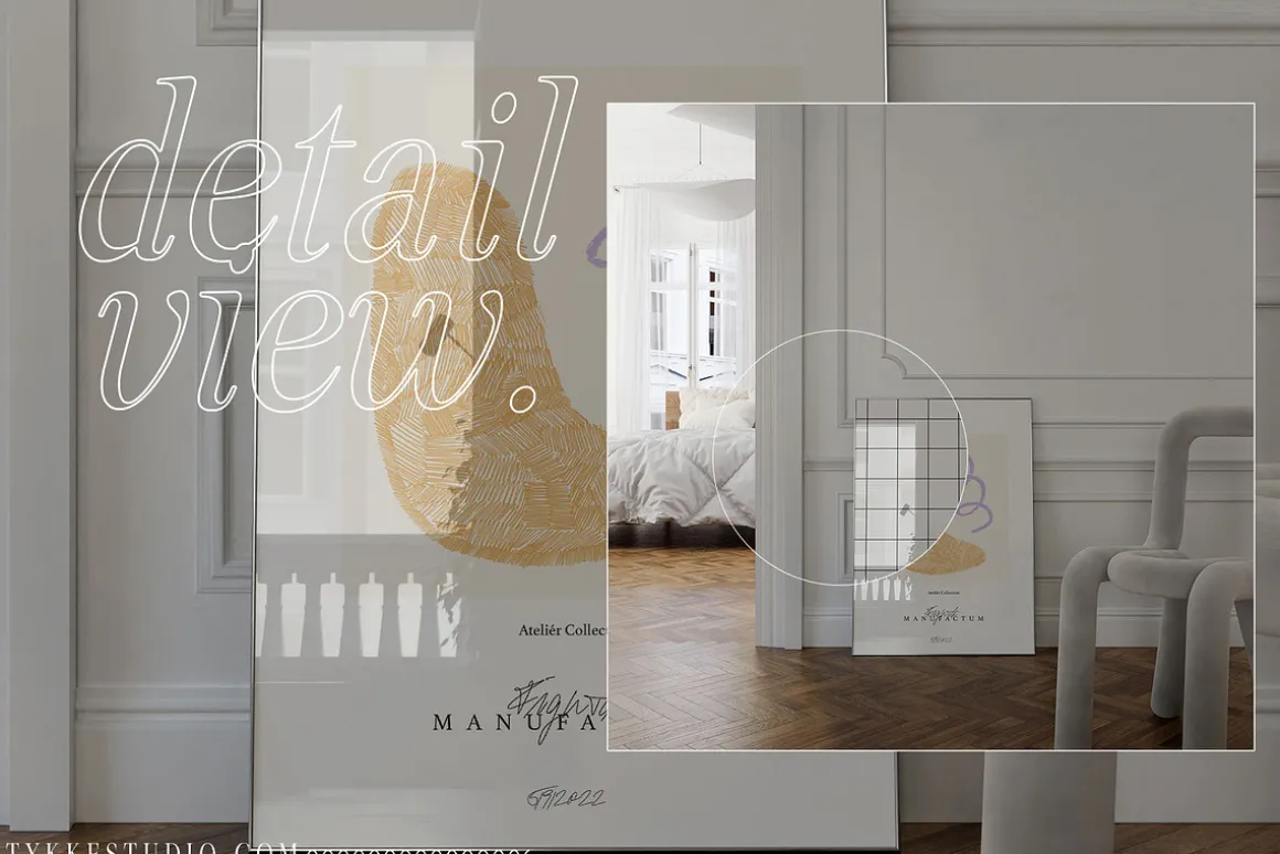 CLARAS ROOM Canvas & Frame Mockup