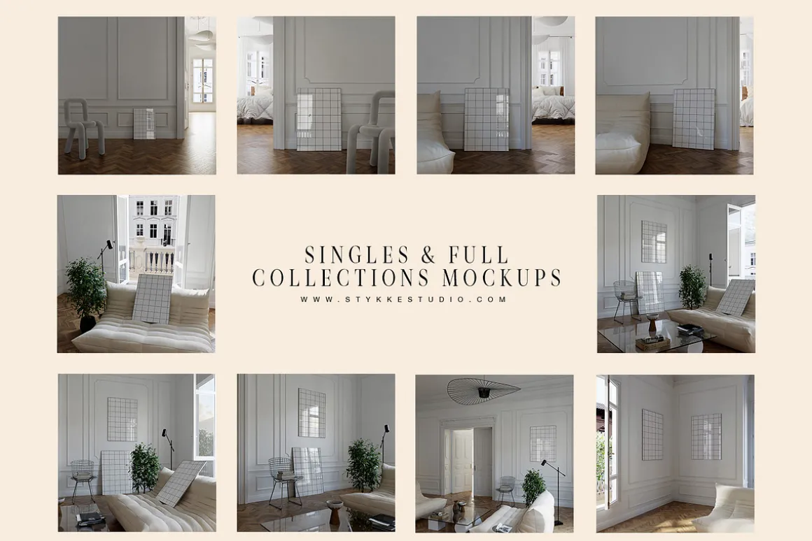 CLARAS ROOM Canvas & Frame Mockup