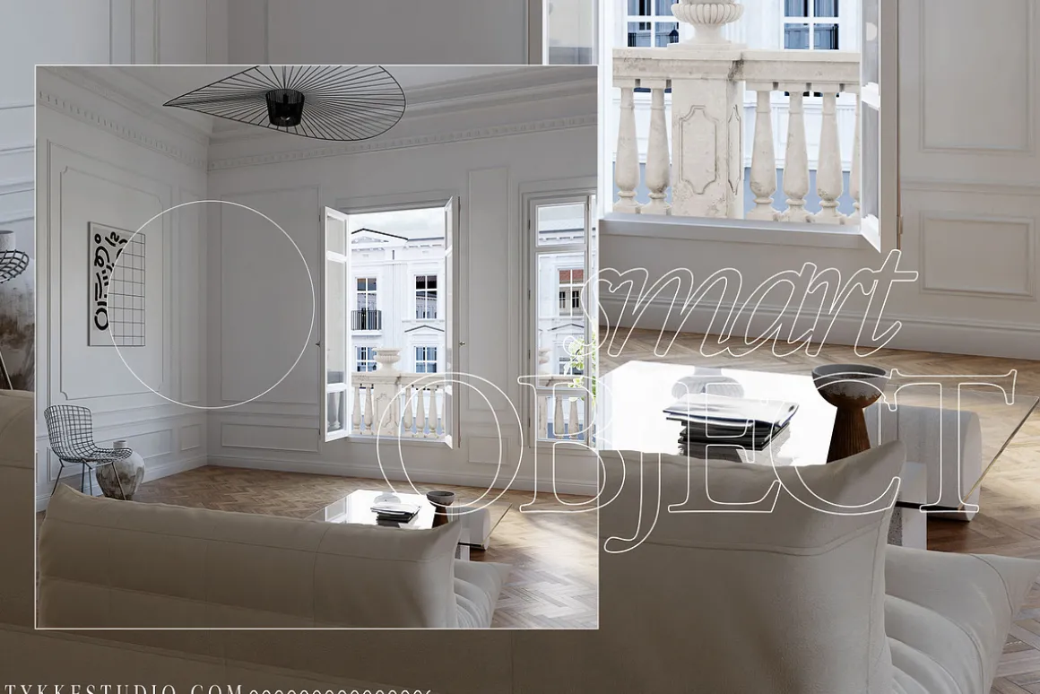 CLARAS ROOM Canvas & Frame Mockup