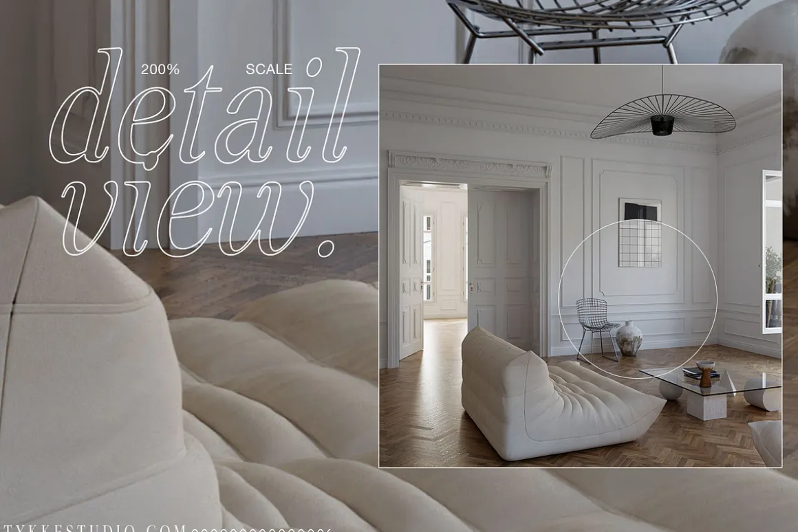 CLARAS ROOM Canvas & Frame Mockup