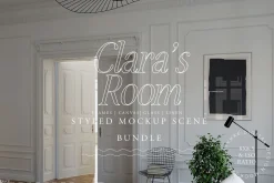 CLARAS ROOM Canvas & Frame Mockup