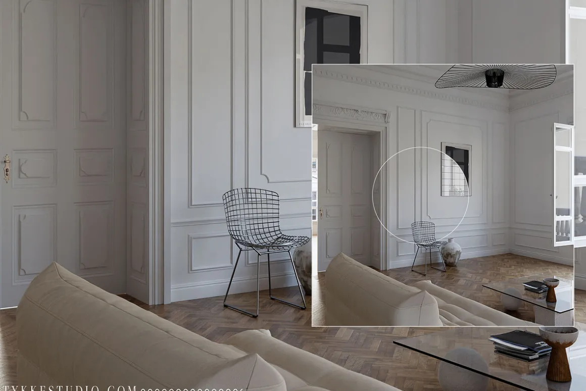 CLARAS ROOM Canvas & Frame Mockup