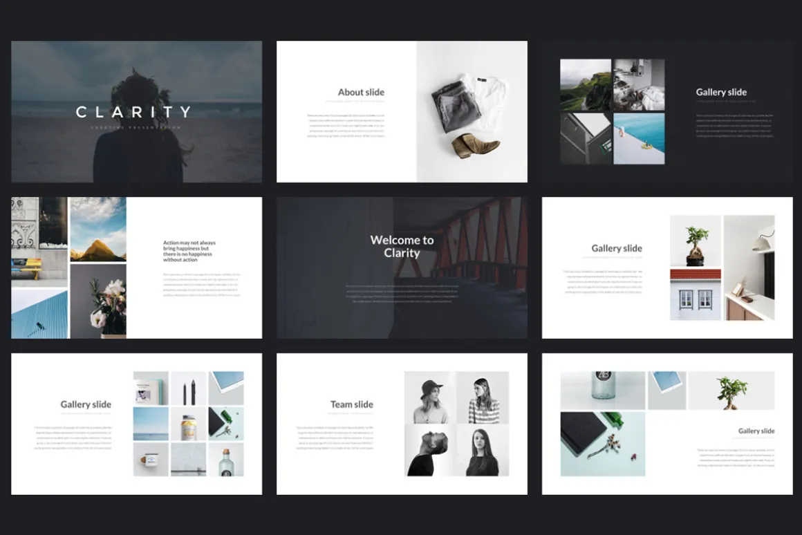 Clarity PowerPoint Template