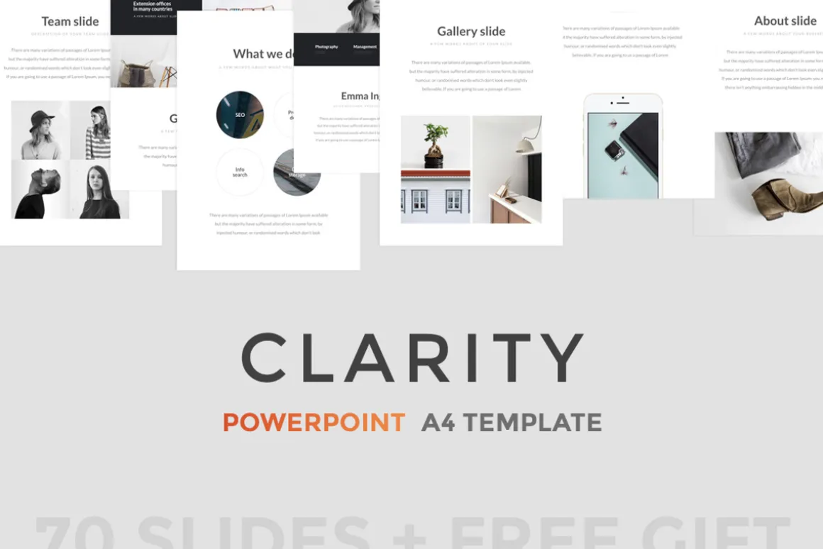 Clarity PowerPoint Template