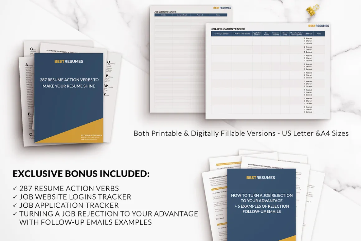 Classic ATS Resume Template Word/Mac