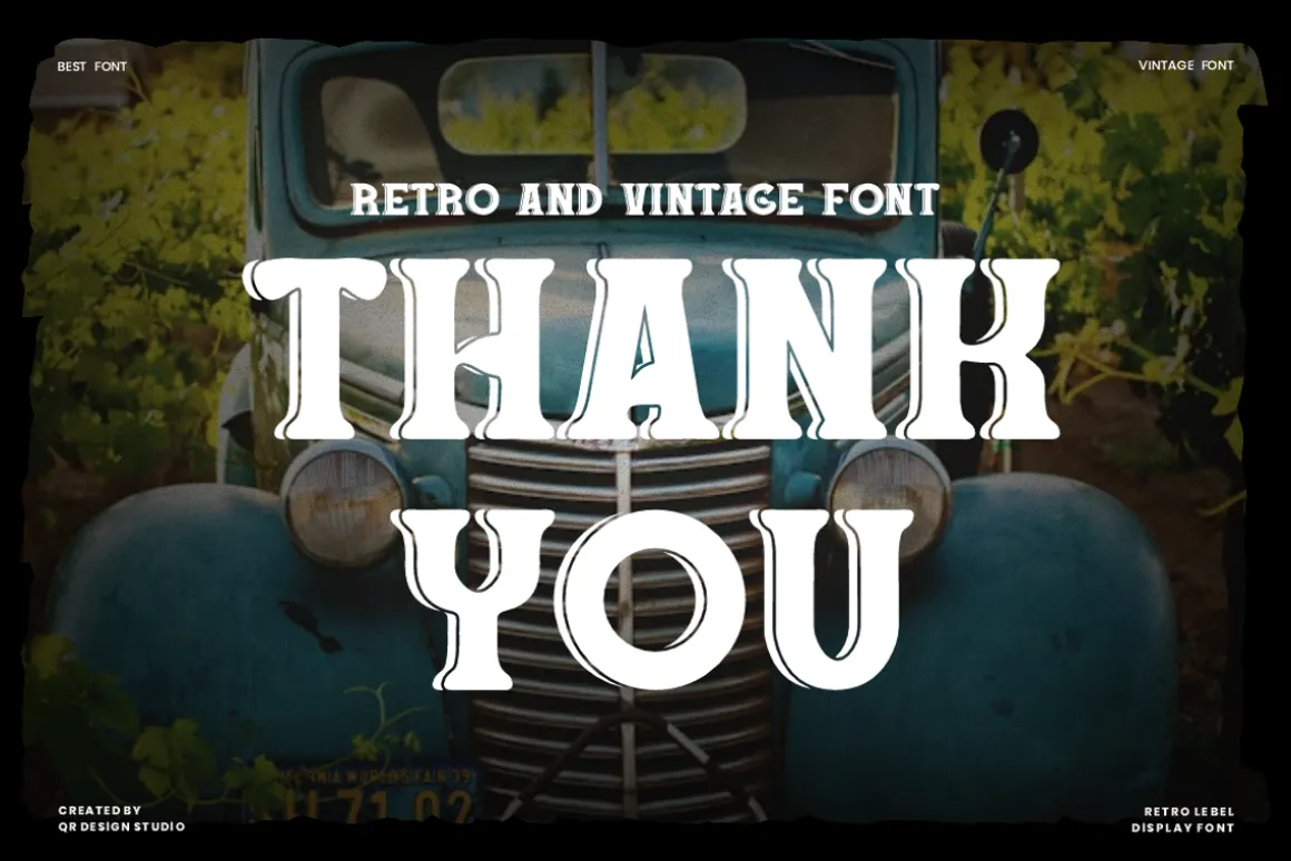 Classic Geqaso - Retro Slab Font