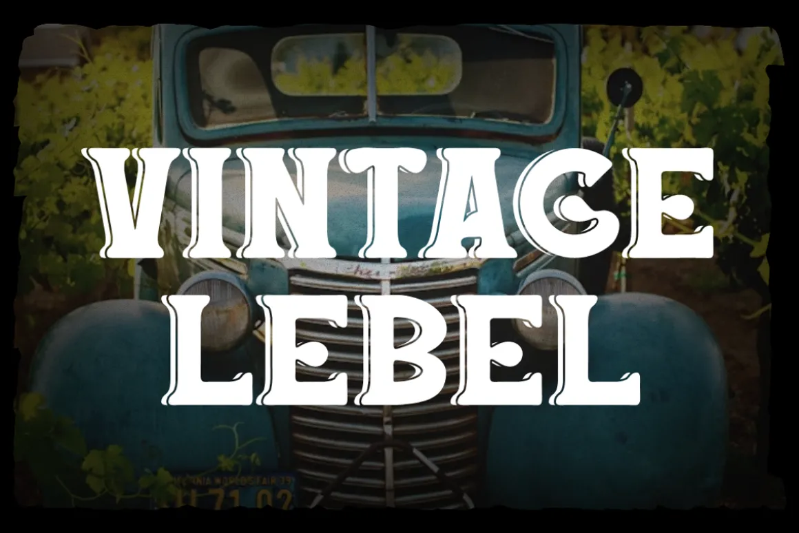 Classic Geqaso - Retro Slab Font