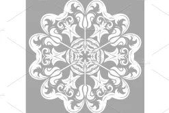 Classic Vector Fine Pattern With