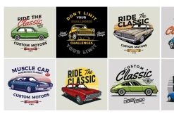 Classic Car Vector Pack