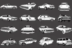 Classic Car Vector Pack