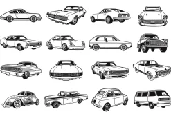 Classic Car Vector Pack