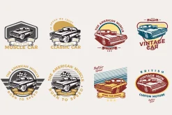Classic Car Vector Pack