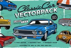 Classic Car Vector Pack