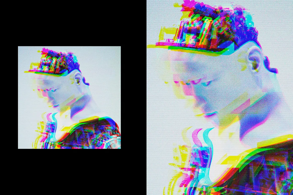 Classic Glitch Effects Collection
