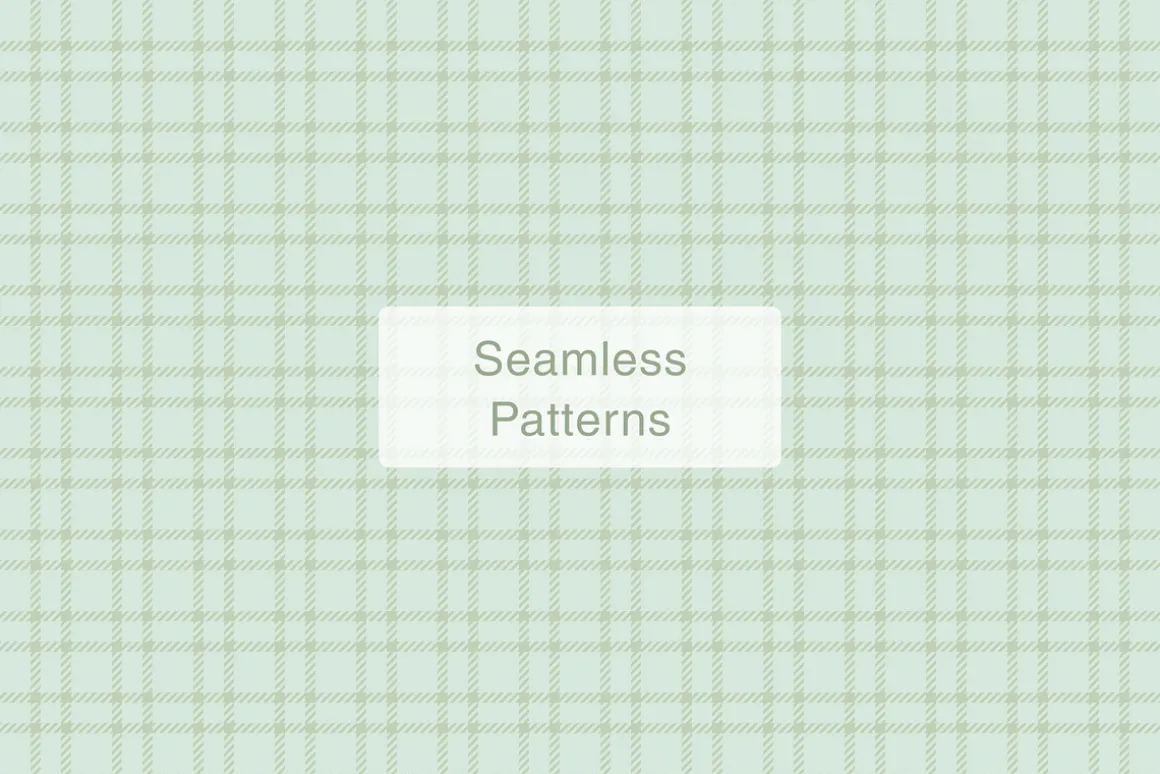 #147 Classic Pastel Green Patterns