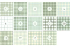 #147 Classic Pastel Green Patterns