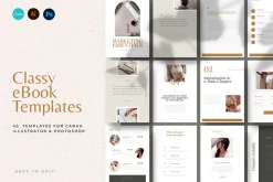 Classy & Minimal eBook Templates