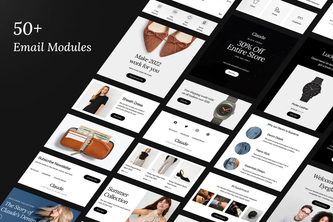 Claude - Fashion Email Templates
