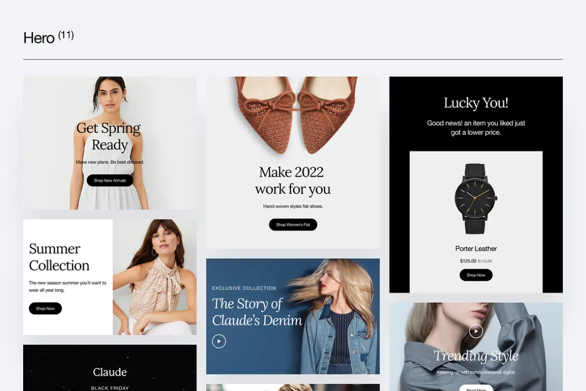 Claude - Fashion Email Templates