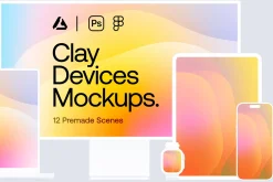 12 Clay Devices Mockups - 2026