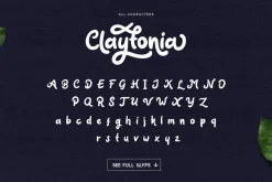 Claytonia Bold Script