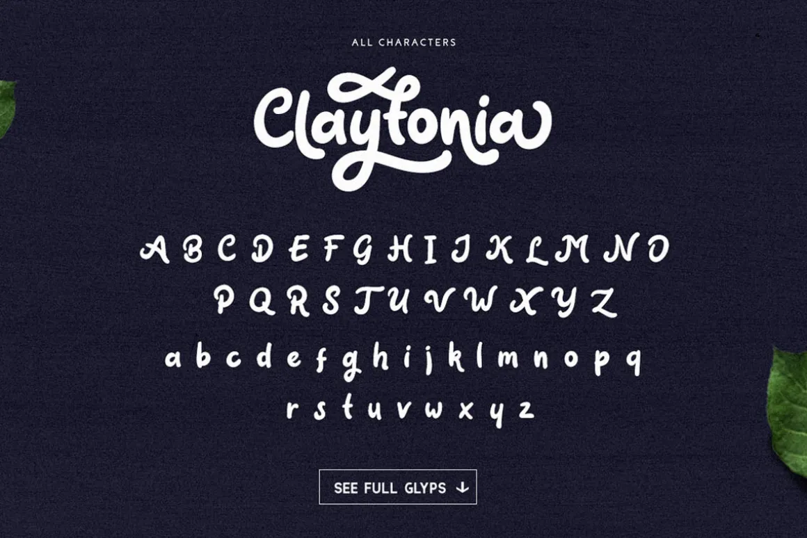 Claytonia Bold Script