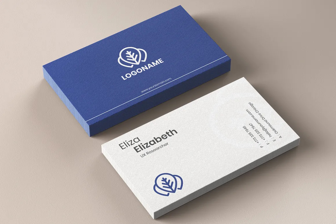 Clean Business Card & Mockup