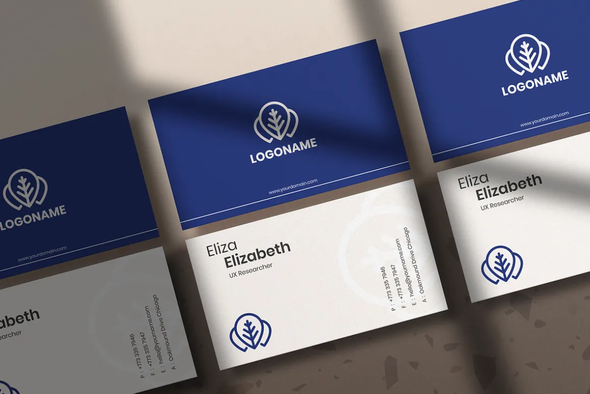 Clean Business Card & Mockup