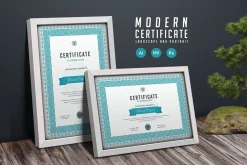 109. Clean Certificate Template
